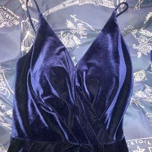 Velvet Evening Gown